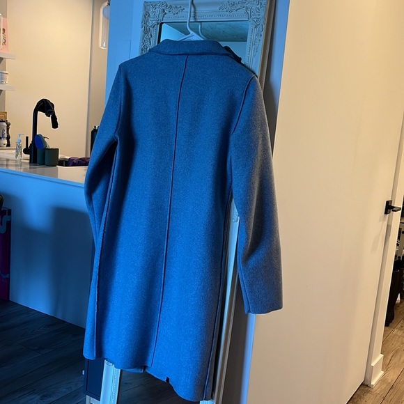 long light grey/blue coat! brand new worn once - Picture 4 of 4